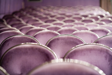 Wall Mural - purple seats in the cinema