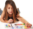 © BCFC - Cute young girl coloring