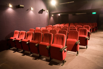 Wall Mural - empty cinema auditorium