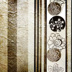 Wall Mural - silver retro wallpaper