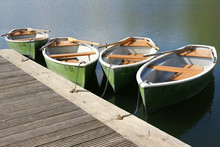 Pleasure Boats At Lake