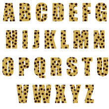 Jaguar Texture Alphabet