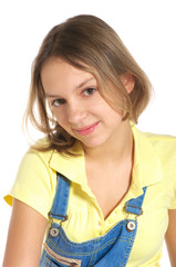 smiling teenage girl