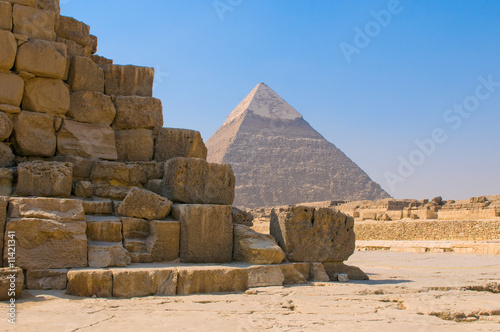 Naklejka dekoracyjna Pyramids of Giza, Cairo