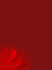 Wall Mural - Abstract valentine background - vector illustration