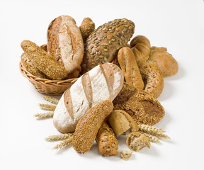 Poster - Variety of whole wheat bread