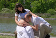 © Andriy Petrenko - Happy beautiful pregnant woman and her husband