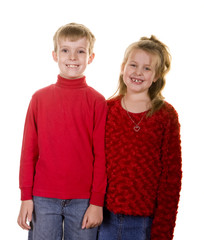 Boy and Girl Smiling