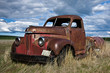 Old Rusty Truck in the Field