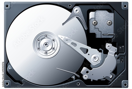 Fotografia  Titanium Hard Disk Drive