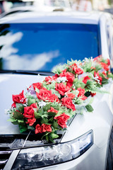 wedding car decoration