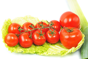 Wall Mural - red ripe tomatos