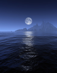 Wall Mural - full moon