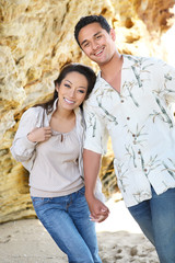 Attractive Couple at Beach