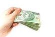 © Adiasz - Polish money in hand isolated