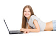 © FilmPmedia - girl with laptop