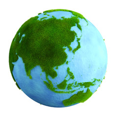 grass earth - asia