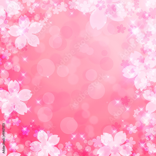 Foto-Plissee - 桜の背景 (von Laxmico)