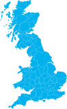 Fototapeta Mapy - There is a map of Great Britain country