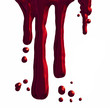 Dripping blood