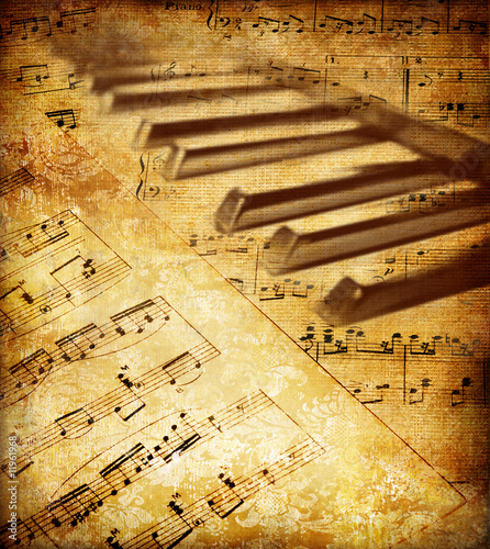 vintage musical background