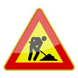 Roadworks Sign