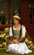 canvas print picture - old-fashioned girl