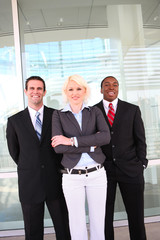 Poster - Attractive Business Team at Office