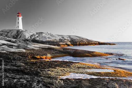 Naklejka na szybę Leuchtturm bei Peggy's Cove