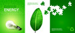 green energy visual concept