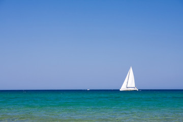  beautiful exotic beach in Mediterranean