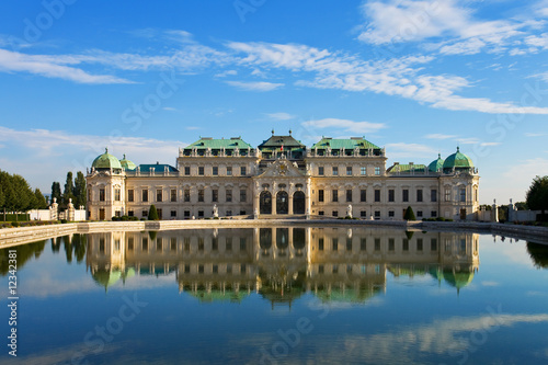 Photo Summer palace Belvedere in Vienna