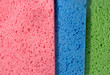 Multicolor sponge texture, close-up