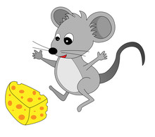 Cheesy Mouse Clipart Free Stock Photo - Public Domain Pictures