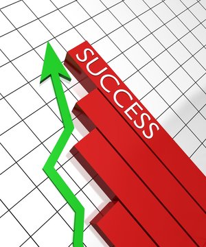 success chart illustration