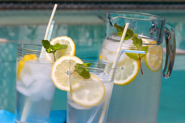 Iced lemonade