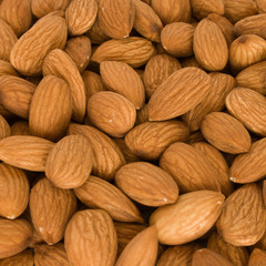 Lot of almonds