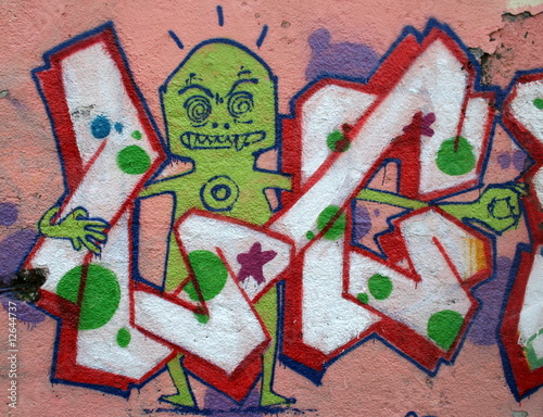 Fototapeta na szkło graffiti, znacznik, rap, sztuka, malarstwo, wstążka, miejski, kultura