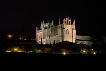 Poster - Toledo Kloster Nacht - Toledo monastery night 01