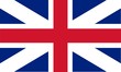 Great Britain national flag. Illustration on white background