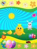 Fototapeta Pokój dzieciecy - Easter Bunny