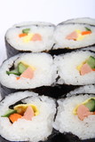 Fototapeta Kwiaty - sushi