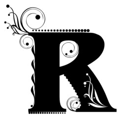 Wall Mural - Letter R