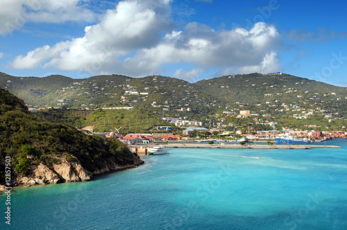 Fotografie, Obraz View of the Island of Saint Thomas, USVI