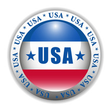 Patriotic USA Button