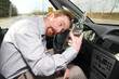 © Vladimir Mucibabic - Drunk man sitting in drivers