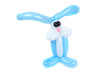 balloon rabbit on white back drop
