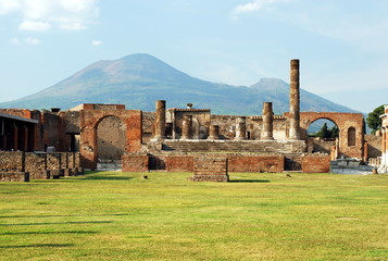 Wall Mural - Pompei and Mount Vesuvius