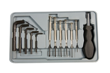 toolbox with several different toolste