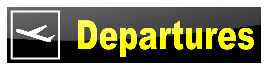 Poster - departures sign